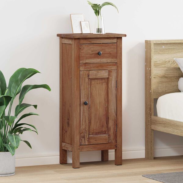 vidaXL Support de Plante Marron 36 x 25 x 80 cm Bois d'Acajou