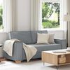 vidaXL Canap&eacute; 2 places Gris clair 180x78x84 cm Tissu