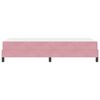 vidaXL Lit &agrave; ressorts avec matelas Rose 80 x 200 cm tissu