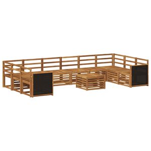 vidaXL Ensemble de canap&eacute;s d'ext&eacute;rieur 8 pcs Naturel