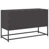 vidaXL Meuble TV noir 100,5x39x60,5 cm acier