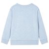 Sweatshirt pour enfants m&eacute;lange bleu p&acirc;le 104