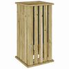 vidaXL Caisses de plantation Marron 33 x 33 x 65 cm Pin&egrave;de impr&eacute;gn&eacute;e
