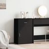 vidaXL Armoire de rangement noir 56,5x39x90 cm bois d'ing&eacute;nierie