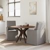 vidaXL Chaises de salle &agrave; manger 2 pcs Taupe 57 x 67 x 98 cm tissu