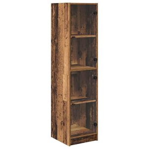 vidaXL Haut Armoire Bois Ancien 35 x 37 x 142 cm Bois d'ing&eacute;nierie