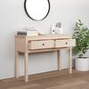 vidaXL Table console 100x35x75 cm Bois massif de pin