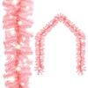 vidaXL Guirlande de No&euml;l avec lumi&egrave;res LED 10 m Rose