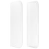 vidaXL T&ecirc;te de lit avec oreilles Blanc 163x16x78/88 cm Similicuir