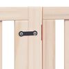 vidaXL Barri&egrave;re pour chien porte pliable 8 panneaux bois de peuplier