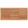 vidaXL Table &agrave; d&icirc;ner de jardin 200x90x75 cm bois massif de teck