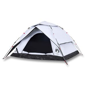 vidaXL Tente de camping &agrave; d&ocirc;me 4 personnes lib&eacute;ration rapide