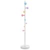 vidaXL Porte-manteau blanc 172 cm fer enduit de poudre
