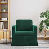 vidaXL Canap&eacute; Vert fonc&eacute;