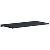 vidaXL Appui de fen&ecirc;tre Anthracite avec grain de bois PVC