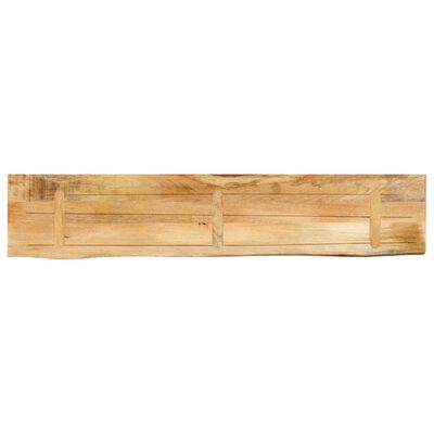 vidaXL Dessus de table 160x40x3,8cm bord vif bois massif manguier brut