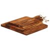 vidaXL Planche &agrave; d&eacute;couper 3 pcs cm bois d'acacia massif