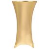 vidaXL Nappes de table extensibles 2 pcs 70 cm Dor&eacute;