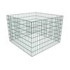 vidaXL Bac &agrave; compost carr&eacute; en maille de jardin 100 x 100 x 70 cm