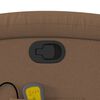 vidaXL Fauteuil de massage inclinable Marron Tissu