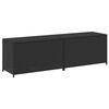 vidaXL Bo&icirc;te de rangement de jardin r&eacute;sine tress&eacute;e 200x50x60 cm noir