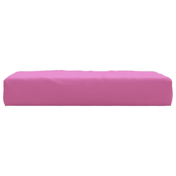 vidaXL Coussin de palette rose 60x60x8 cm tissu oxford