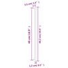 vidaXL Poign&eacute;es d'armoire 20 pcs argent&eacute; 480 mm acier inoxydable