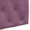 vidaXL T&ecirc;te de lit suspendue Pourpre 190 x 55 x 7 cm Velours