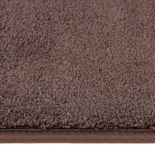 vidaXL Tapis peluche Taupe 200x140 cm