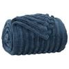 vidaXL Jet&eacute; Bleu marine 150 x 130 cm Toison