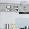 vidaXL Armoire de cuisine Gris b&eacute;ton 40 x 31 x 40 cm Bois d'ing&eacute;nierie