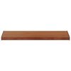 vidaXL Appui de fen&ecirc;tre Bois Brun 80 x 45 x 4,5 cm PVC
