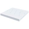 vidaXL Matelas Blanc 200 x 200 cm Tissu jacquard