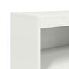vidaXL Buffet haut blanc 68,5x38,5x123,5 cm acier