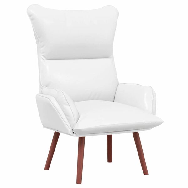 vidaXL fauteuil Blanc 69 x 74 x 93 cm Cuir artificiel