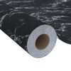 vidaXL Film autoadh&eacute;sif pour meubles Pierre noire 500x90 cm PVC