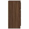 vidaXL Buffet ch&ecirc;ne marron 37,5x35x76 cm bois d'ing&eacute;nierie