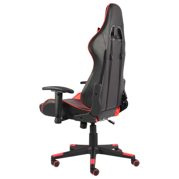 vidaXL Chaise de jeu pivotante Rouge PVC