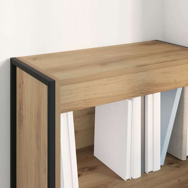 vidaXL Biblioth&egrave;que Ch&ecirc;ne artisan 80 x 30 x 155 cm Bois d'ing&eacute;nierie