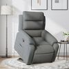 vidaXL Fauteuil inclinable Gris fonc&eacute; Tissu