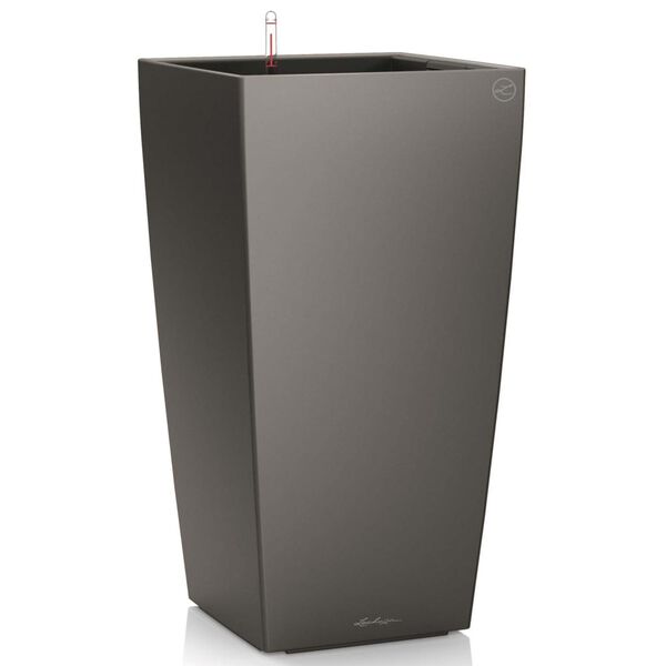 LECHUZA Jardinière Cubico 30 ALL-IN-ONE Charbon 18184