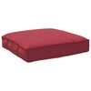 vidaXL Set de coussins de palette 2 pcs Noir Tissu Oxford