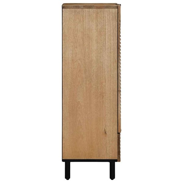 vidaXL Buffet marron 60x33x100 cm bois de manguier massif