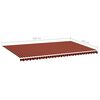 vidaXL Tissu de remplacement pour auvent Orange et marron 6x3,5 m