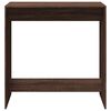 vidaXL Table de bar ch&ecirc;ne marron 102x50x103,5 cm bois d'ing&eacute;nierie