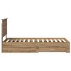 vidaXL Cadre de lit Ch&ecirc;ne artisanal 90 x 190 cm Bois d'ing&eacute;nierie