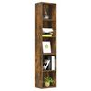 vidaXL Biblioth&egrave;que Ch&ecirc;ne fum&eacute; 40x30x189 cm Bois d'ing&eacute;nierie