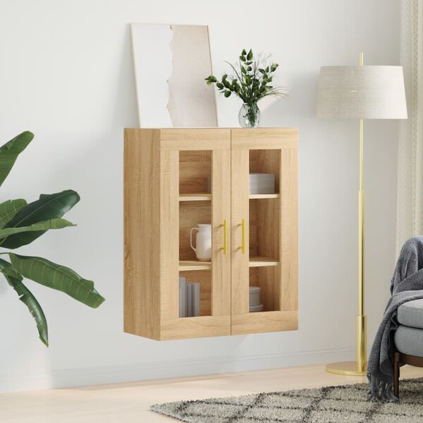 vidaXL Armoire murale ch&ecirc;ne sonoma 69,5x34x90 cm