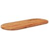vidaXL Dessus de table 140x60x3,8 cm ovale bois massif d'acacia