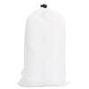 vidaXL Filet de camouflage avec sac de rangement 412x144 cm blanc